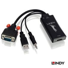 林帝38183 VGA轉HDMI VGA含音源 TO HDMI 1080P轉接器