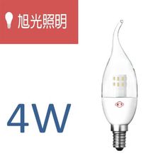 旭光照明 LED 蠟燭燈 4W 拉尾 10入