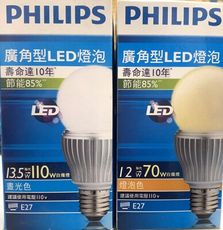 [台創星秀]PHILIPS LED-12W廣角型燈泡-台灣製造