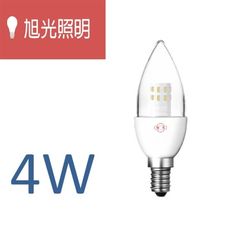 旭光照明 LED 蠟燭燈 4W 尖頭 10入