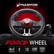 FlashFire 富雷迅 原力之翼 賽車方向盤 WH2304V【一起玩】SWITCH PC PS4