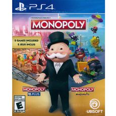 【一起玩】 PS4 地產大亨 PLUS + 地產大亨：瘋樂 英文美版 MONOPOLY PLUS