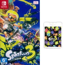 【一起玩】NS Switch 斯普拉遁 3 漆彈大作戰3 中文版 +卡片噴霧瓶 Splatoon 3