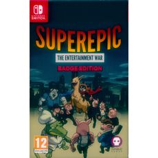 【一起玩】 NS SWITCH 超級史詩：娛樂戰爭 徽章版 英文歐版 Superepic The E