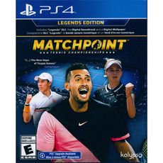 【一起玩】PS4 決勝點：網球冠軍賽 傳奇版 中英文美版 Matchpoint Tennis Cha