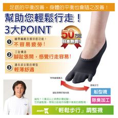 BODY-K 笠原巖研發 健康調整絲襪(船型襪)
