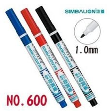 雄獅SIMBALION No.600 酒精性奇異筆 油性奇異筆 耐水 1.0mm  1入20支