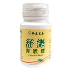 科達 舒樂爽喉球 70粒/瓶*6瓶