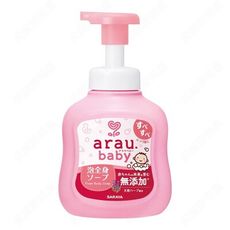 【SARAYA】  Arau Baby 全身泡沫乳皂450ml