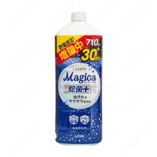 【日本LION】CHARMY Magica洗碗精補充罐-除菌PLUS 740ml (增量品)