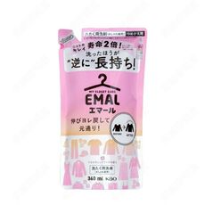 【日本花王】EMAL 衣物護色防縮洗衣精 補充包 360ml