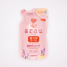 【日本SARAYA】ARAU 泡沫式沐浴乳 補充包450ml