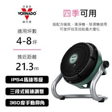美國VORNADO沃拿多 4-8坪用 高速重磅渦流空氣循環機 EXO61HD-TW