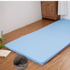 【LUST】3.5尺 5公分記憶床墊 全平面/備長炭記憶床墊/3M吸濕排汗-惰性矽膠床(日本原料)台