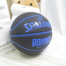spalding bounce 斯伯丁 七號籃球 pu籃球 spb91004 黑藍isport愛運動