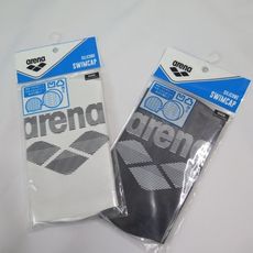 arena swim 柔軟舒適矽膠泳帽 arn6400- 韓國製 深藍/白色 競賽泳帽 isport