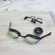 arena swim 防霧 抗uv 日本製 泳鏡 競速泳鏡 agl180mylyb 黑黃isport