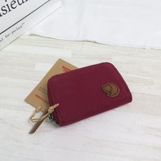 Fjallraven北極狐 ZIP CARD HOLDER 名片夾零錢包 24218347 波爾多紅