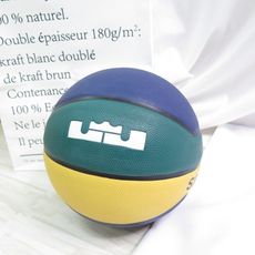 nike lebron playground 4p 七號籃球 278449007 籃球 藍綠黃isp