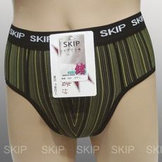 SKIP精品---鍺離子男三角內褲(黃)