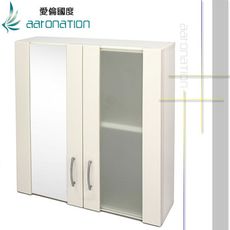 Aaronation - 安全防爆玻璃浴鏡 對開單門鏡櫃 - GU-C1021WA