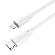 Allite 1.5 M 液態矽膠充電線 /經典白/（USB-C to Lightning）