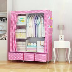 【梵希朵】簡易衣櫃 抽屜式布衣櫥  家用臥室兒童收納衣櫥