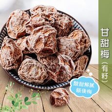 甘甜梅(500g) 甜菊梅 話梅 有籽 低鹽 蜜餞 開胃 生津解渴 全素 沐光茶旅