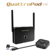 【耀麟國際】QuattroPod USB(1T1R) 無線簡報器 TypeC發射器 一鍵投影多人連線