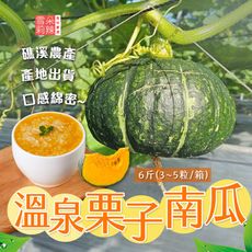 【雪莉朵辣嚴選】溫泉栗子南瓜(6斤/箱)