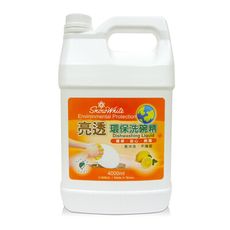 白雪 亮透環保洗碗精4000ml