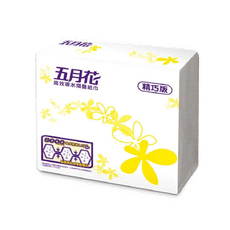 五月花 高效導水摺疊擦手紙-精巧版200抽x20包