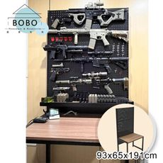 (撥撥的架子) 玩家款 長槍展示木書桌 玩具槍展示桌 生存遊戲收納展示架 裝備狙擊槍整理桌
