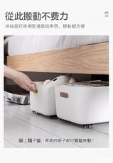 四輪黏貼式省力無痕萬用滑輪(1組4入)