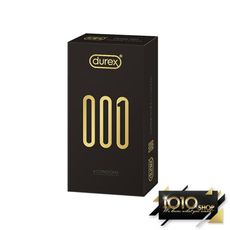 【1010SHOP】杜蕾斯 DUREX 001 水性 聚氨酯 保險套 6入 避孕套 安全套