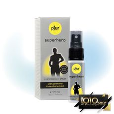 【1010SHOP】德國 pjur 碧宜潤 小黑噴 超級英雄 活力 提升 噴霧 久戰