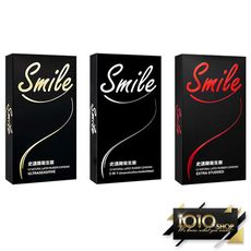 【1010SHOP】SMILE 史邁爾 保險套 3in1/超薄/粗顆粒 衛生套 避孕套 情趣
