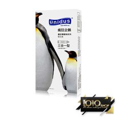 【1010SHOP】優您事 unidus 瘋狂企鵝 三合一型 動物系列 53mm 保險套 12入