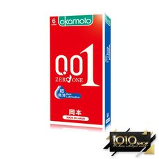 【1010SHOP】日本 okamoto 岡本 0.01 RL 超潤滑 6入 保險套 避孕套