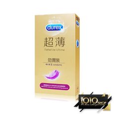 【1010SHOP】杜蕾斯 DUREX  超薄 勁潤裝 5入裝 保險套 衛生套 避孕套
