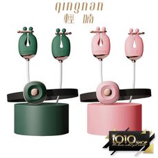 【1010SHOP】輕喃 qingnan 震動 乳夾 按摩器 套組 牽引繩 乳夾震動器 情趣