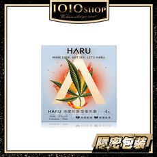 【1010SHOP】HARU大麻 熱感型 保險套 STEAMY 熱愛輕薄型保險套 – Thin 4入