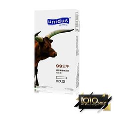 【1010SHOP】優您事 unidus 99公牛 持久型 動物系列 53mm 保險套 12入