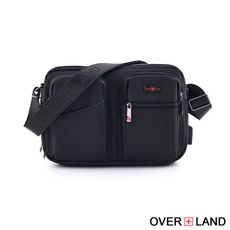 OVERLAND - 素面造型機能多口袋斜背包 - 5701