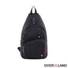 OVERLAND - 素面插扣造型胸背包/肩背包 - 5797