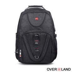 OVERLAND - 素面個性造型機能筆電大容量後背包 - 53901