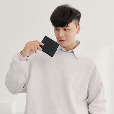 MANDE RHODE - 曼德羅德 - 真皮訂製十字紋短夾(內有上下隔層) - 86346