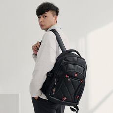 OVERLAND - 菱格筆電大容量後背包 - 3071