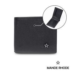 MANDE RHODE - 曼德羅德 - 真皮訂製十字紋短夾 - 86346-1