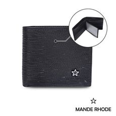 MANDE RHODE - 曼德羅德 - 真皮訂製樹皮紋短夾(內有左右隔層) - 86342